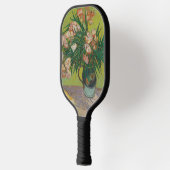 Vincent Van Gogh Oleander Blume Malerei Pickleball Schläger (Links)