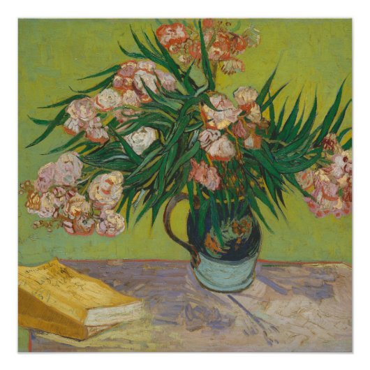 Vincent Van Gogh Oleander Blume Malerei Poster (Vorderseite)