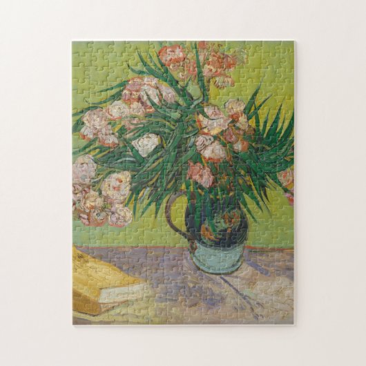 Vincent Van Gogh Oleander Blume Malerei Puzzle (Vertikal)