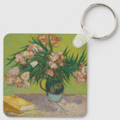Vincent Van Gogh Oleander Blume Malerei Schlüsselanhänger (Rückseite)