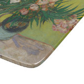Vincent Van Gogh Oleander Blume Malerei Schneidebrett (Ecke)