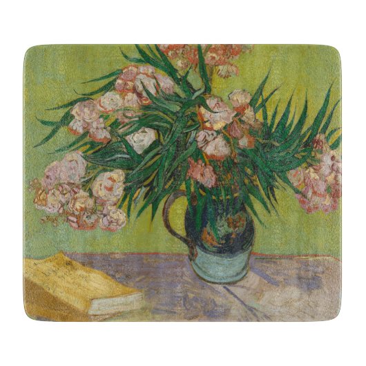 Vincent Van Gogh Oleander Blume Malerei Schneidebrett (Vorderseite)