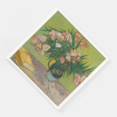 Vincent Van Gogh Oleander Blume Malerei Serviette (Ecke)