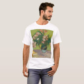 Vincent Van Gogh Oleander Blume Malerei T-Shirt (Vorne ganz)