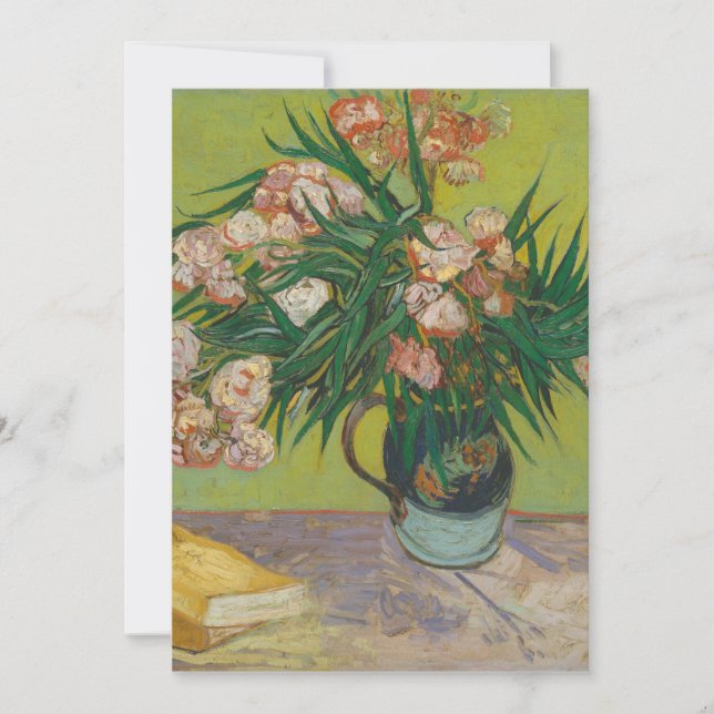 Vincent Van Gogh Oleander-Blumenmalerei (Vorderseite)