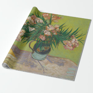 Vincent Van Gogh Oleander-Blumenmalerei Geschenkpapier