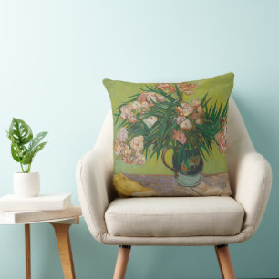 Vincent Van Gogh Oleander-Blumenmalerei Kissen