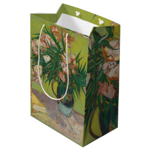 Vincent Van Gogh Oleander-Blumenmalerei Mittlere Geschenktüte