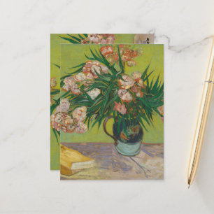 Vincent Van Gogh Oleander-Blumenmalerei Postkarte