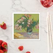 Vincent Van Gogh Oleander-Blumenmalerei Serviette (Beispiel)