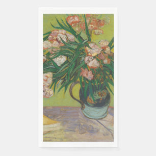 Vincent Van Gogh Oleander-Blumenmalerei Serviette