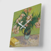 Vincent Van Gogh | Oleander Quadratische Wanduhr (Winkel)