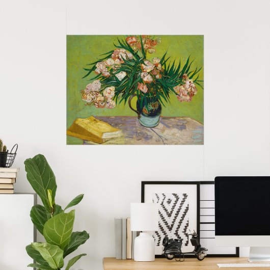 Vincent Van Gogh Oleander Still Life Poster (Heimbüro)