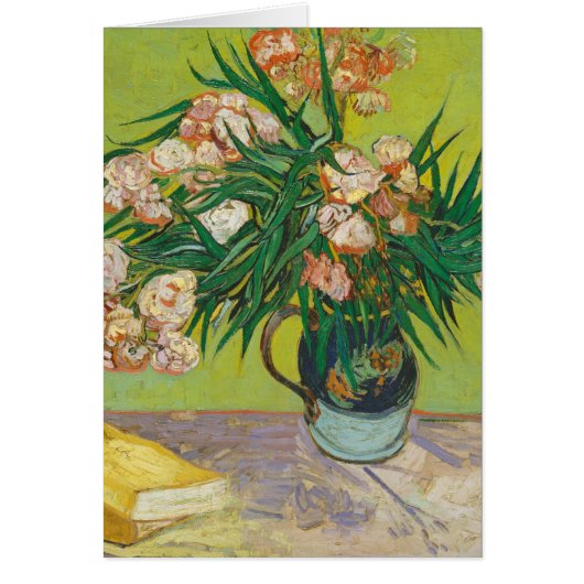 Vincent Van Gogh Oleanders Impressionist Art Card (Vorne)