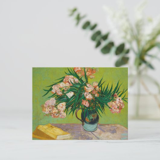 Vincent van Gogh Oleanders Postcard | Klassische K Postkarte (Stehend Vorderseite)