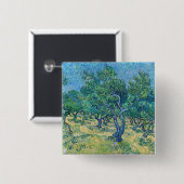 Vincent van Gogh - Olive Grove Button (Vorne & Hinten)