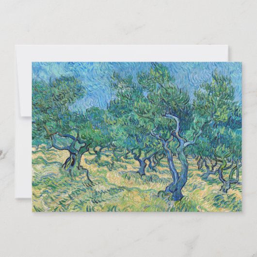 Vincent van Gogh - Olive Grove Dankeskarte (Vorderseite)
