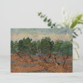 Vincent van Gogh - Olive Grove Dankeskarte (Stehend Vorderseite)
