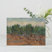 Vincent van Gogh - Olive Grove Einladung (Stehend Vorderseite)
