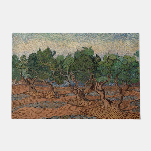 Vincent van Gogh - Olive Grove Fußmatte (Vorderseite)