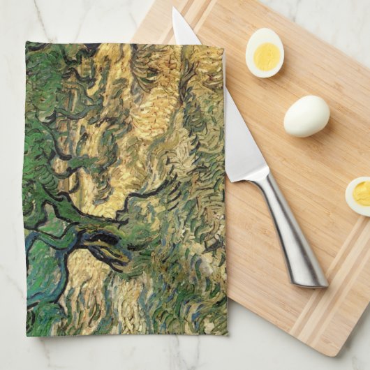 Vincent van Gogh - Olive Grove Geschirrtuch (Viertel Falte)