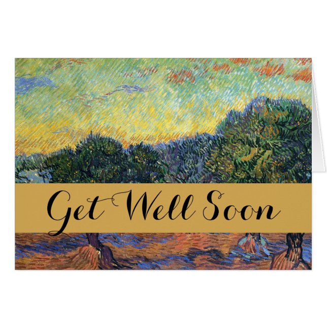 Vincent Van Gogh Olive Grove Impressionismus Art (Vorderseite (Horizontal))