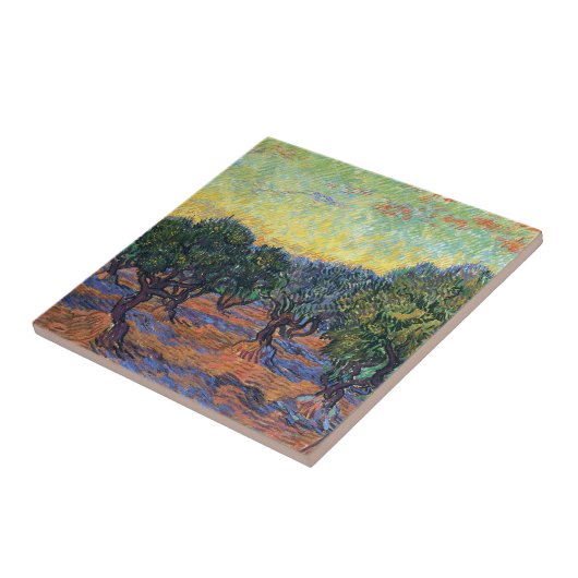 Vincent Van Gogh Olive Grove Impressionismus Art Fliese (Seite)