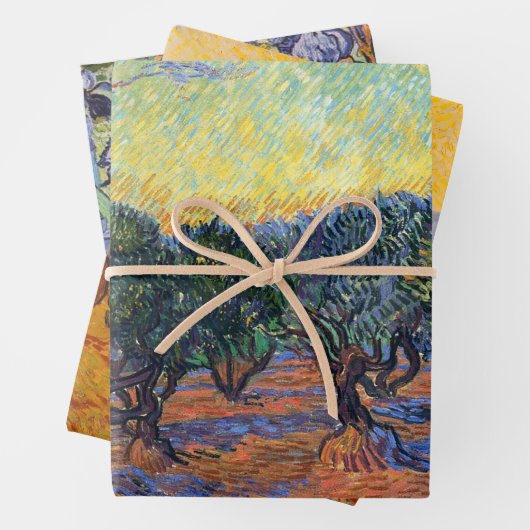 Vincent Van Gogh Olive Grove Impressionismus Art Geschenkpapier Set (Beispiel)