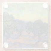 Vincent Van Gogh Olive Grove Impressionismus Art Glasuntersetzer (Rückseite)