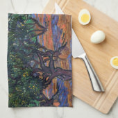 Vincent Van Gogh Olive Grove Impressionismus Art Handtuch (Viertel Falte)