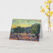 Vincent Van Gogh Olive Grove Impressionismus Art Karte (Gelbe Blume)