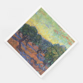 Vincent Van Gogh Olive Grove Impressionismus Art Serviette (Ecke)