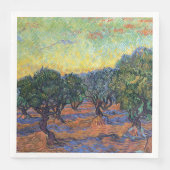 Vincent Van Gogh Olive Grove Impressionismus Art Serviette (Vorderseite)