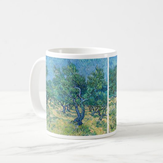 Vincent van Gogh - Olive Grove Kaffeetasse (Vorderseite Links)