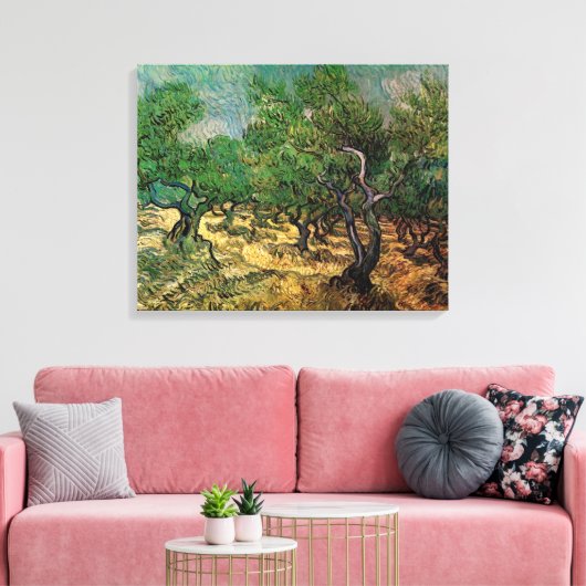 Vincent van Gogh - Olive Grove Leinwanddruck (Insitu (Wohnzimmer))