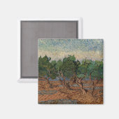 Vincent van Gogh - Olive Grove Magnet (Vorderseite/Rückseite)
