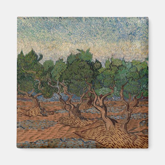 Vincent van Gogh - Olive Grove Magnet (Vorne)