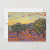 Vincent van Gogh - Olive Grove, Orange Sky (Vorderseite)