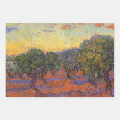 Vincent van Gogh - Olive Grove, Orange Sky Geschenkpapier Set (Vorderseite)