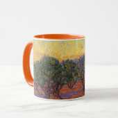 Vincent van Gogh - Olive Grove, Orange Sky Tasse (Vorderseite Links)