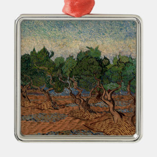 Vincent van Gogh - Olive Grove Ornament Aus Metall