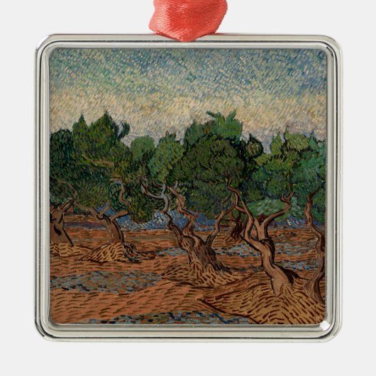 Vincent van Gogh - Olive Grove Ornament Aus Metall (Vorne)