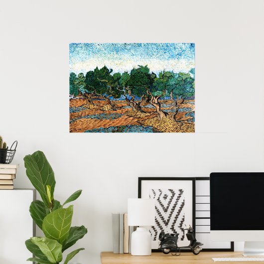 Vincent van Gogh - Olive Grove Poster (Heimbüro)