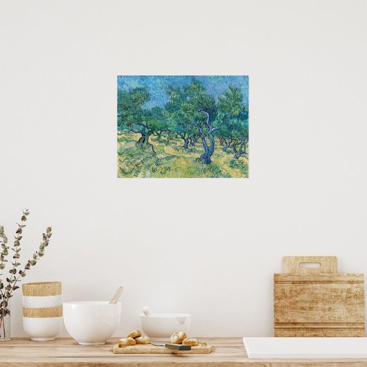 Vincent van Gogh - Olive Grove Poster (Küche)