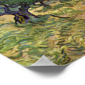 Vincent van Gogh - Olive Grove Poster (Ecke)