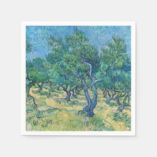 Vincent van Gogh - Olive Grove Serviette (Vorderseite)