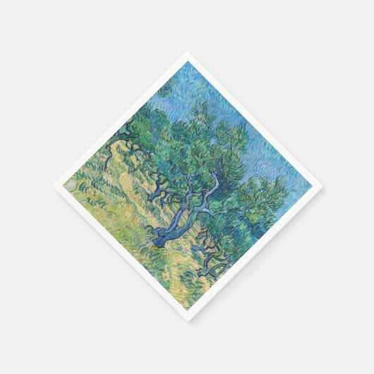 Vincent van Gogh - Olive Grove Serviette (Ecke)