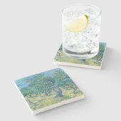 Vincent van Gogh - Olive Grove Steinuntersetzer (Seitenansicht)