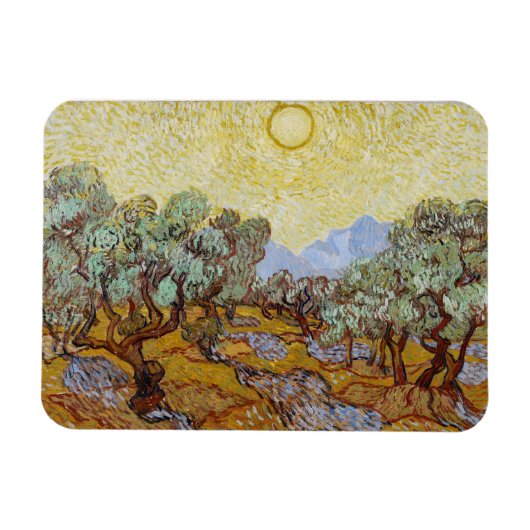 Vincent van Gogh Olive Trees, 1889 Magnet (Horizontal)