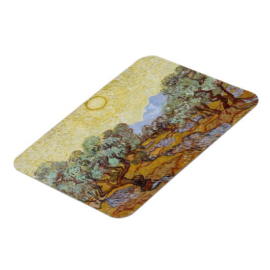 Vincent van Gogh Olive Trees, 1889 Magnet (Linke Seite)
